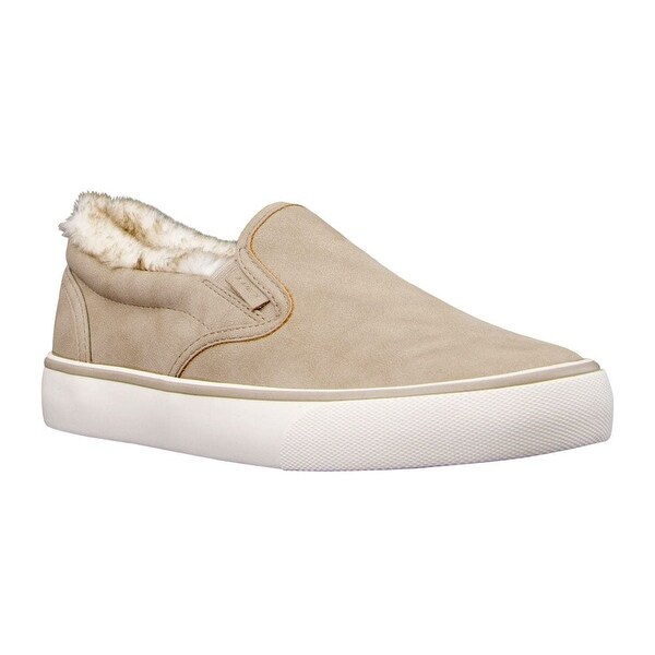 womens beige slip on sneakers