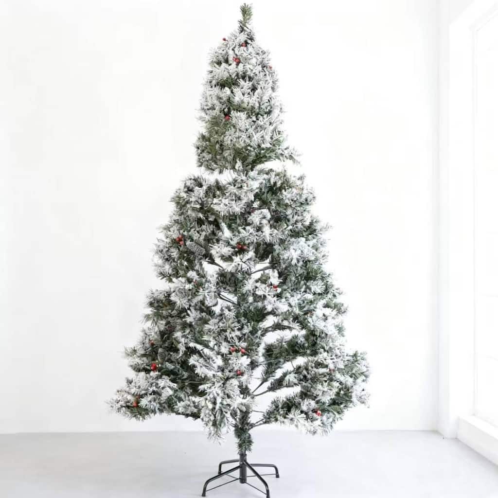 6 Ft Artificial Christmas Trees with Lights, Christmas Decorations Tree - 6 ft