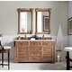 preview thumbnail 2 of 34, James Martin Vanities Savannah 60" Double Vanity, Driftwood