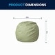 preview thumbnail 192 of 191, Small Refillable Bean Bag Chair for Kids and Teens