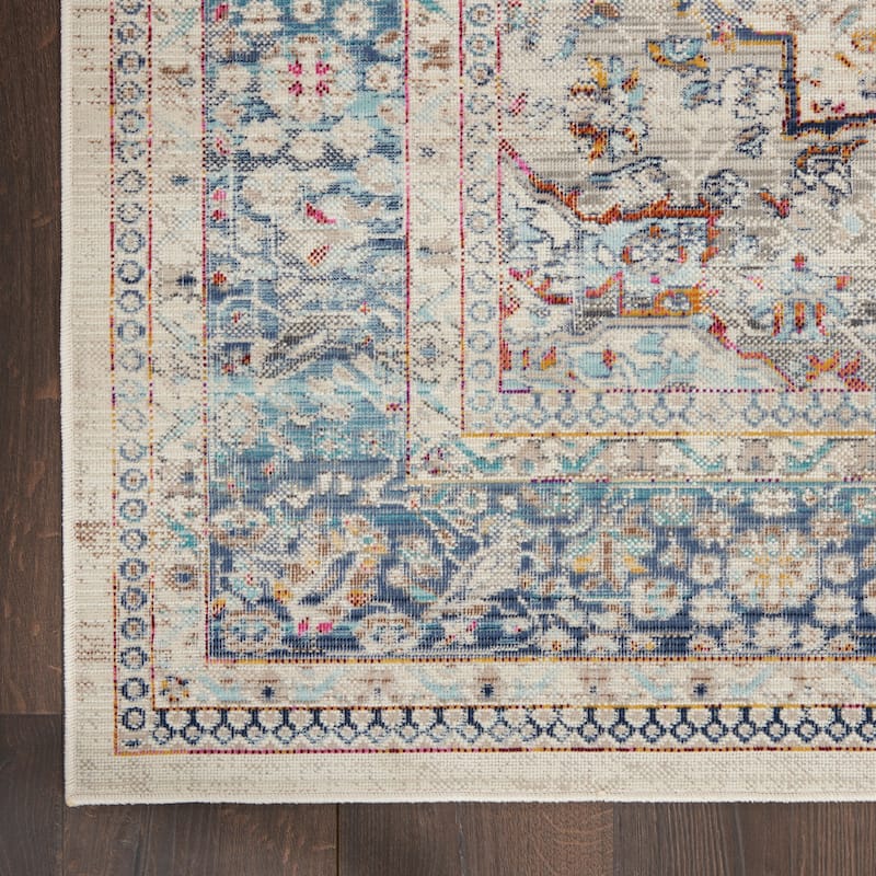 Nourison Vintage Kashan Persian Medallion Area Rug
