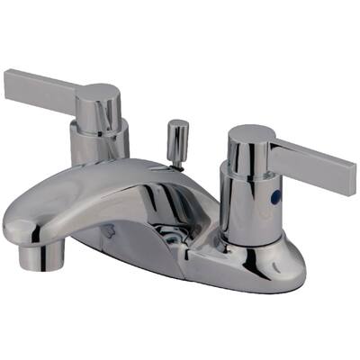 Kingston Brass Nuvo Fusion Centerset Bathroom Faucet - Free Metal Pop