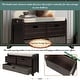 preview thumbnail 16 of 35, Storage Bench with Removable Basket and 2 Drawers, Fully Assembled Shoe Bench with Removable Cushion
