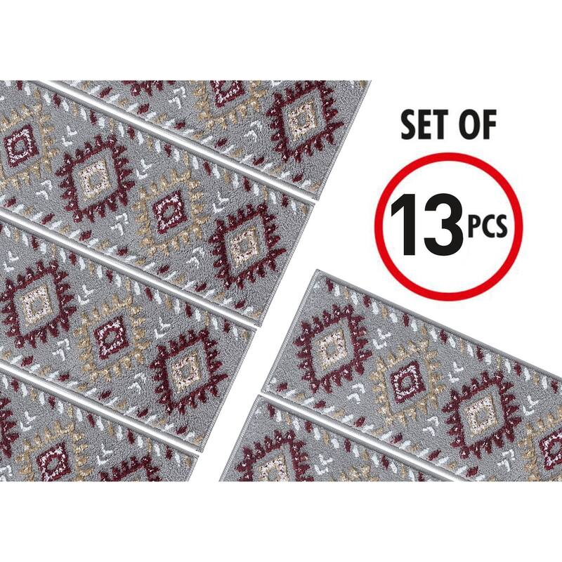 SussexHome Traditional PP Stair Treads (9 x 28 in.)