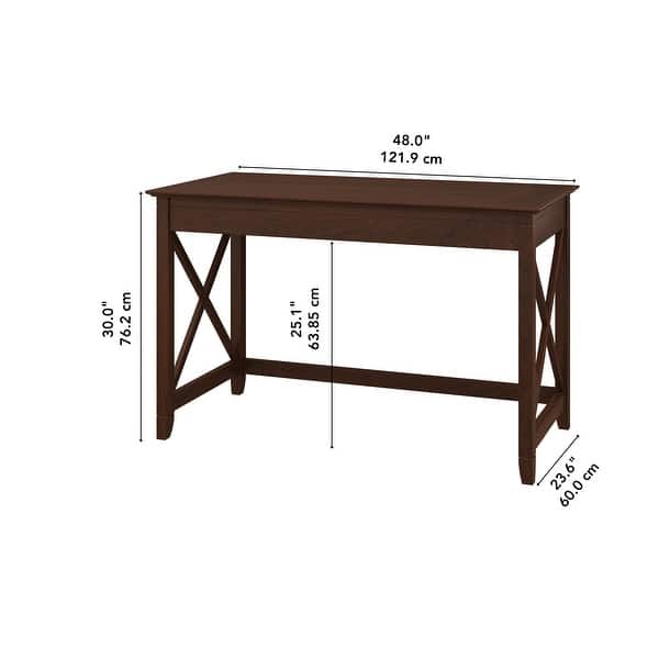 dimension image slide 0 of 16, Key West 48W Writing Desk by Bush Furniture