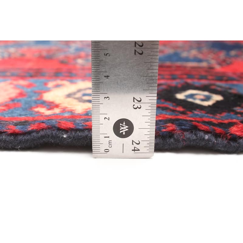 ECARPETGALLERY Hand-knotted Anadol Navy Wool Rug - 3'4 x 4'9