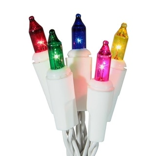 10 Battery Operated Multi-Color LED Mini Christmas Lights - 4.6 ft ...