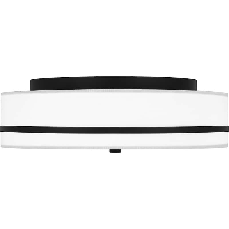 Belotte 3-Light Matte Black Flush Mount Light