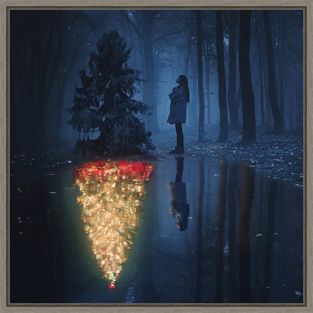 The Hope of Christmas by Terry F Framed Canvas Art