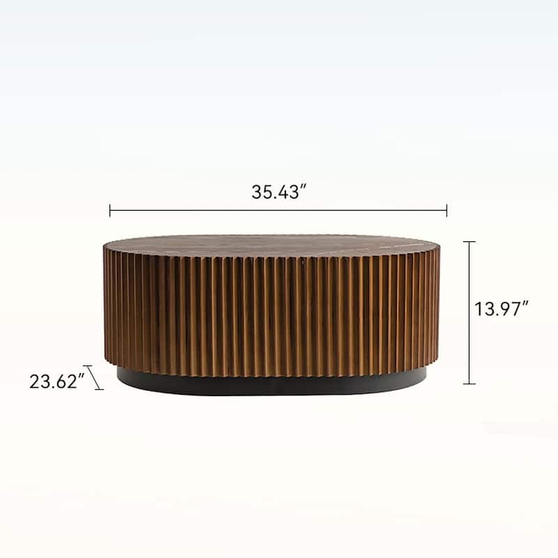 Modern Stylish Wooden Coffee Table Set for Living Room,Set of 2