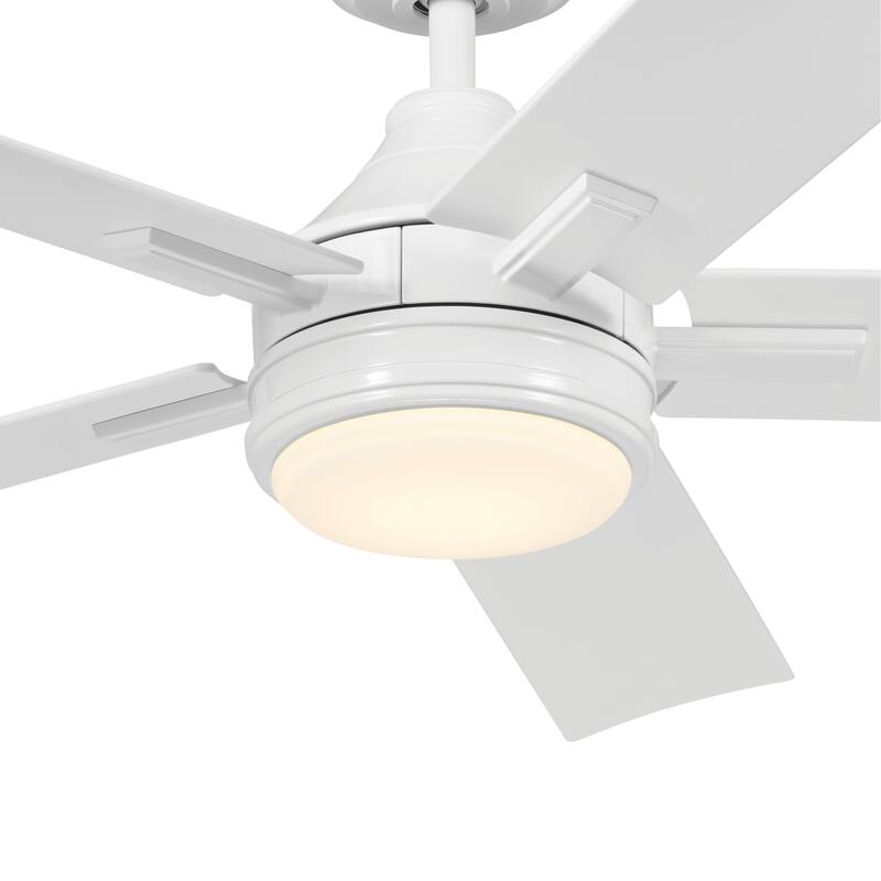 Kichler Lighting Tide 52 inch Integrated LED Outdoor White Ceiling Fan