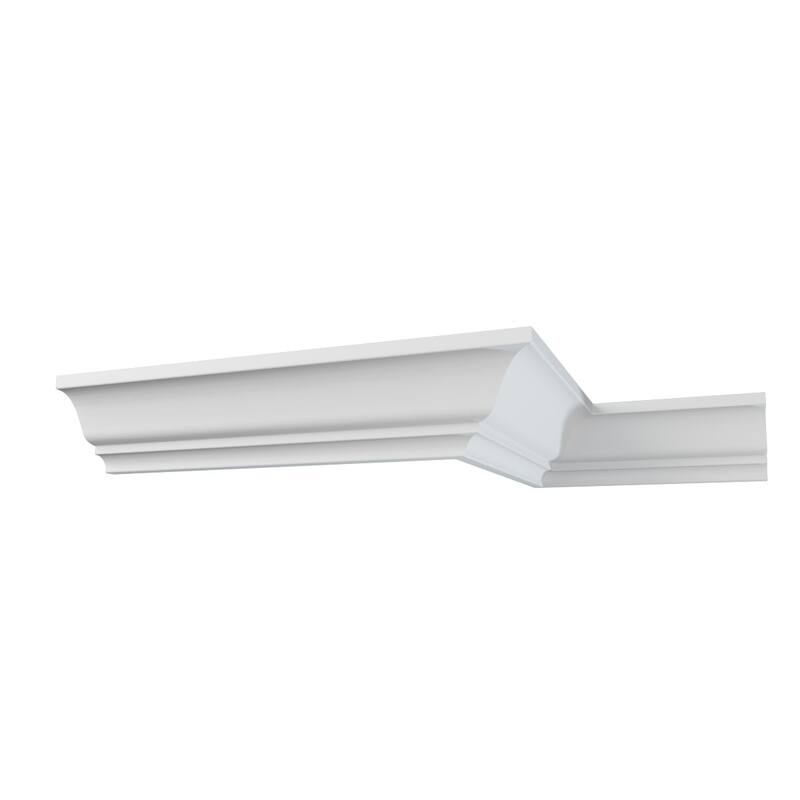 WM45: 3-7/10-in H x 3-3/4-in P x 5-1/4-in F x 96-in L Americraft Solid Hardwood Stain Grade Crown Moulding