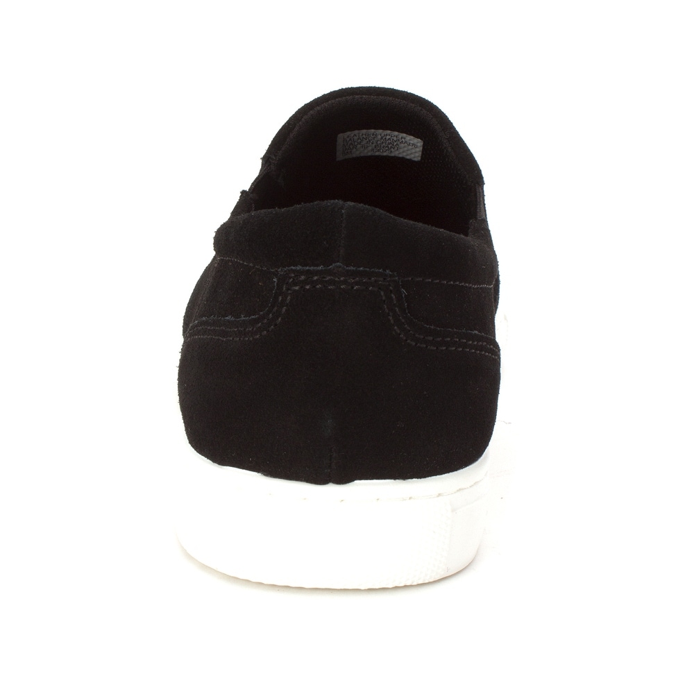 Bar III Mens Brant Leather Low Top Slip On Fashion Sneakers