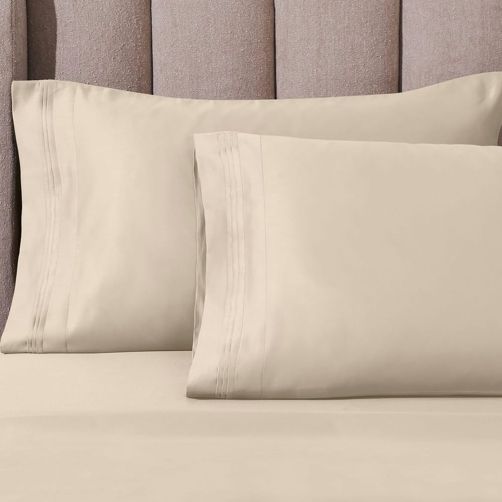Superior Egyptian Cotton 1000 Thread Count 2 Piece Pillowcase Set