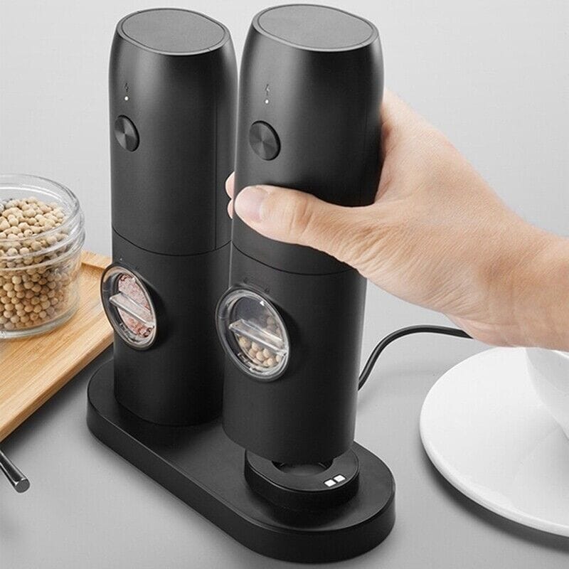 Rechargeable Electric Salt and Pepper Grinder Bed Bath Beyond 39960473