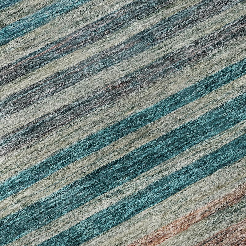 Premium Washable Super Soft Boho Stripes Mayfield Rug
