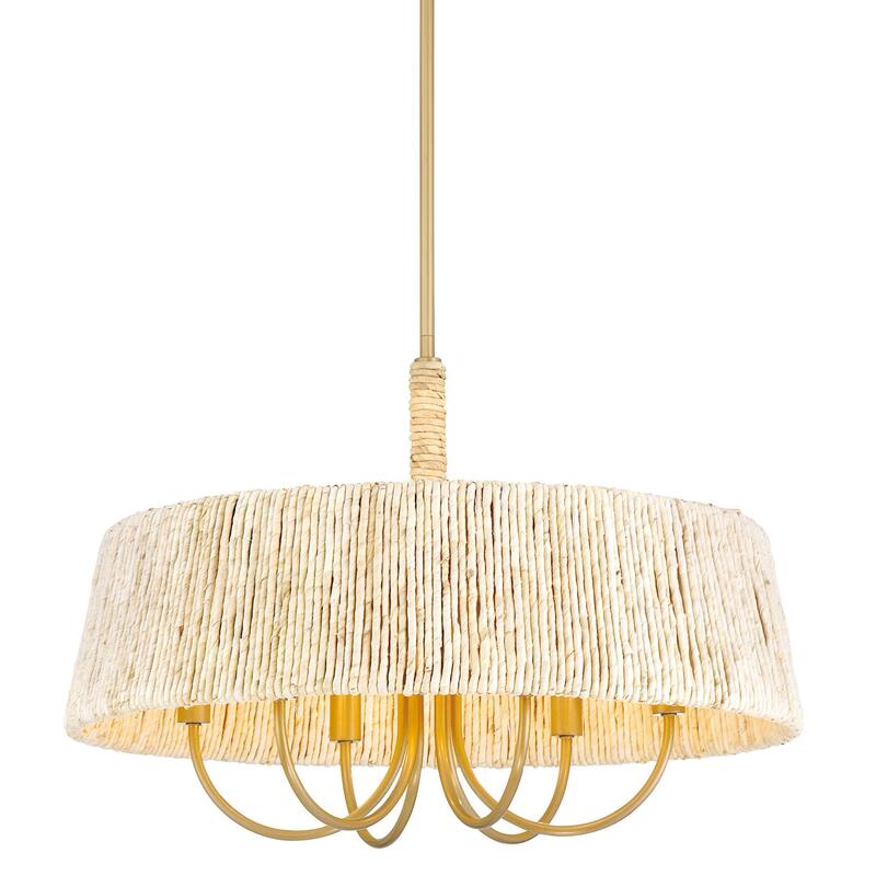 Minka Lavery 3605 Hellia 6 Light 24" Wide Multi Light Pendant - Legacy Brass