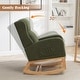 preview thumbnail 41 of 66, HOMYKA 27.3" Wide Rocking Chair for Nursery Room