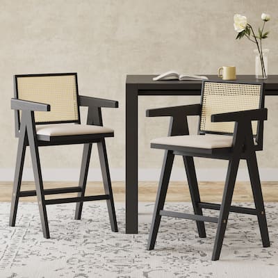 Minimalist Bar Stool Side Dining Chair Set of 2