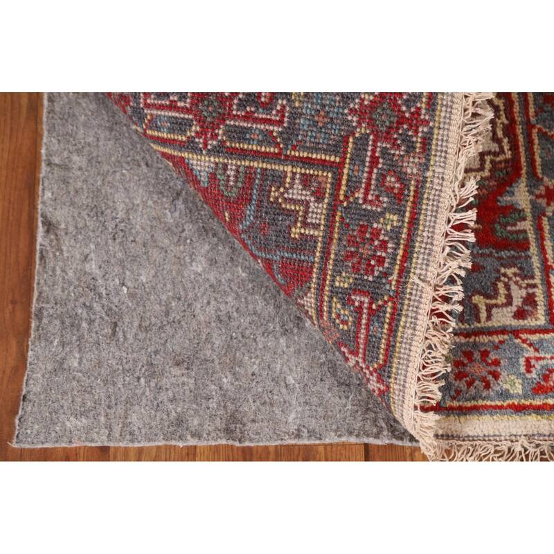 Geometric Heriz Serapi Oriental Rug Hand-Knotted Wool Carpet - 2'0"x 3'0"
