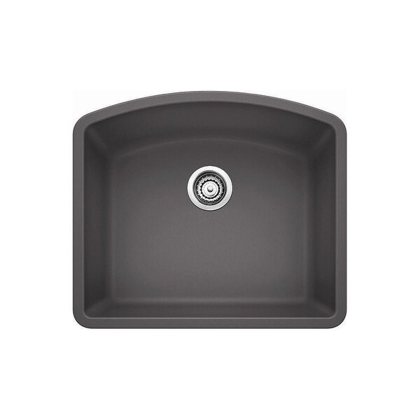 Shop Blanco 441468 Diamond 24" Silgranit Granite Composite Undermount Single Bowl Kitchen Sink ...