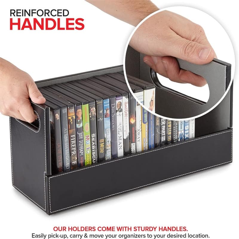 Movie Shelf Organizer - 6.25"D x 17.75"W x 8"H