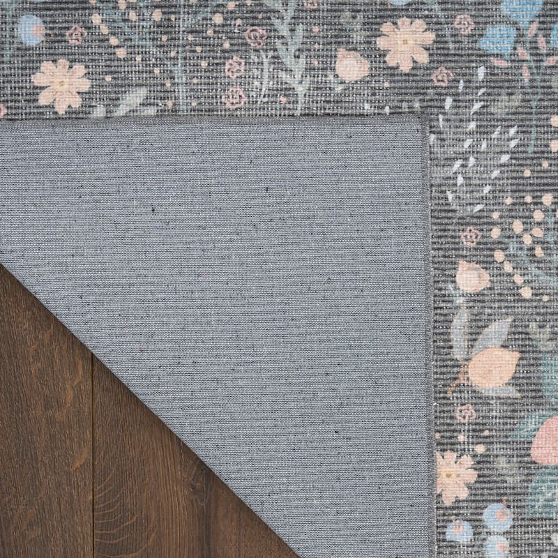 Nourison Botanical Washables Indoor only Chic Floral Area Rug