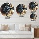preview thumbnail 4 of 8, Designart 'Fractal 3D Tangled Center' Oversized Modern Wall CLock