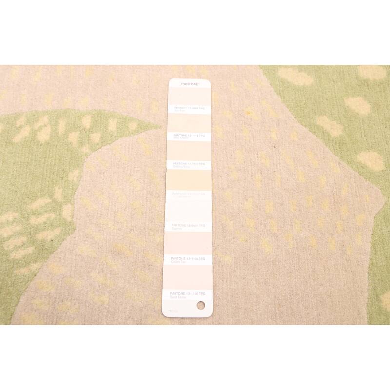 ECARPETGALLERY Hand-knotted Opulence Beige Wool Rug - 9'0 x 11'11