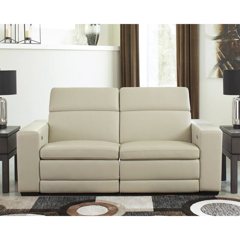 Signature Design by Ashley Texline 3-Piece Power Reclining Loveseat - 82" W x 43" D x 32.25" H