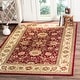 preview thumbnail 20 of 95, SAFAVIEH Lyndhurst Ambrogina Traditional Area Rug 10' x 14' - Red/Ivory