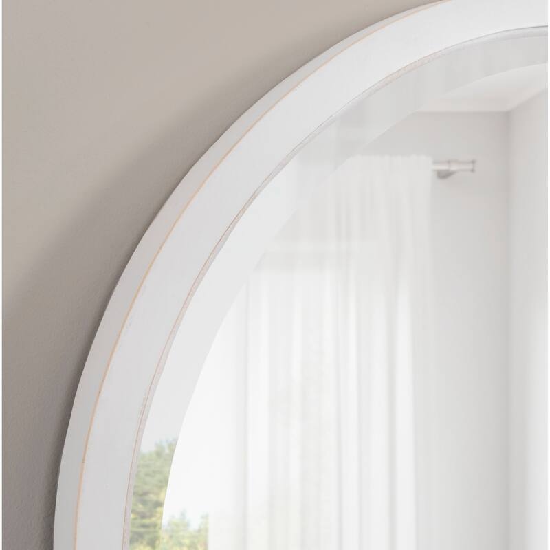 Kate and Laurel Hogan Round Framed Wall Mirror