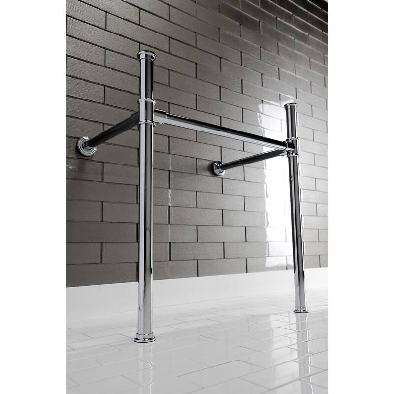 Kingston Brass Fauceture Stainless Steel Console Sink Legs