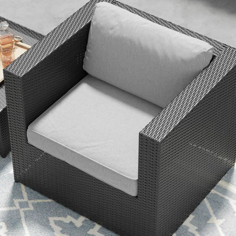 Corvus Xavier 13-piece Sectional Wicker Patio Sofa Set