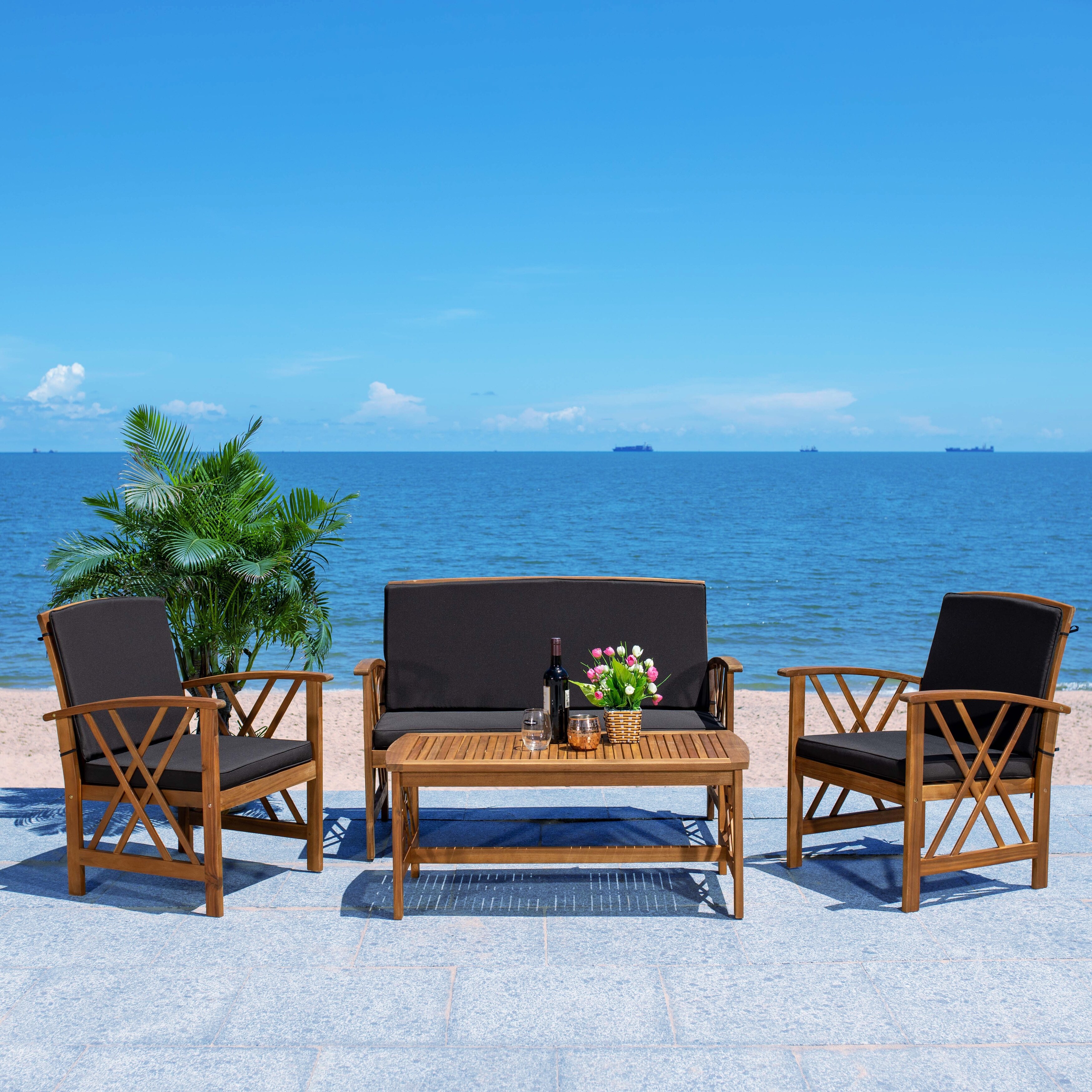 Safavieh fontana sales patio set