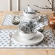 preview thumbnail 56 of 91, over&back Hand-Blocked 100% Cotton Placemats - Machine Washable - Set of 4