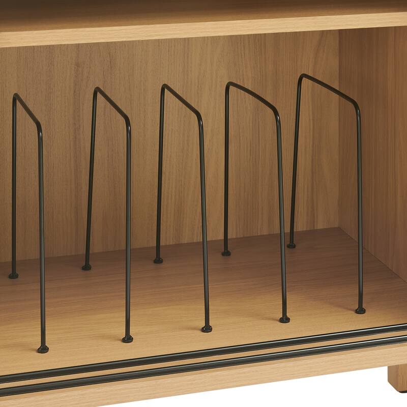 Crosley Gemma Medium Record Player Cabinet With Vinyl Storage