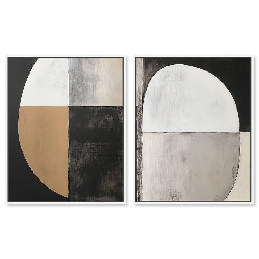 Tonal Rhythm Canvas Set of 2 by Art Remedy