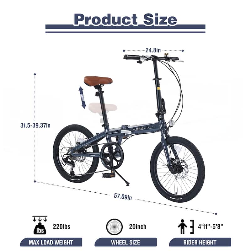 20 Inch Folding City Bike
