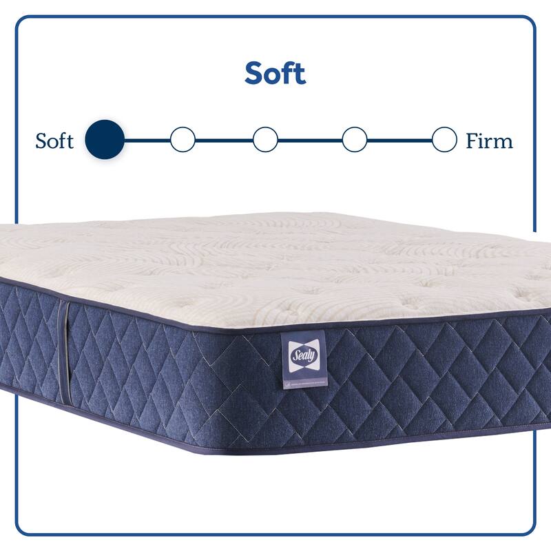 Sealy Farely Elm 12.5" Soft Tight Top Innerspring Mattress & 9" Foundation