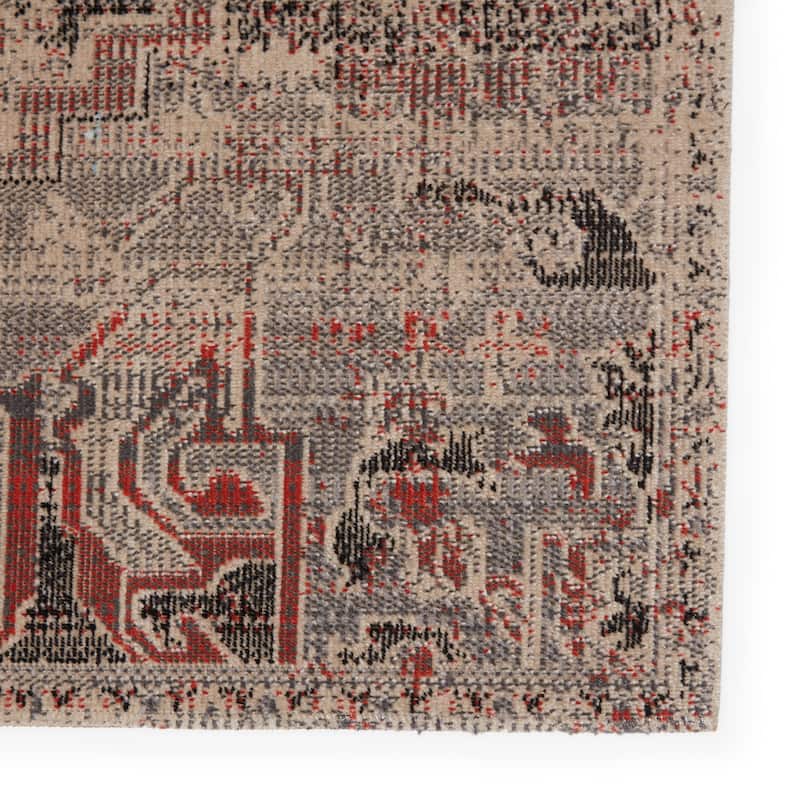 Oleander Indoor/ Outdoor Medallion Multicolor/ Beige Area Rug