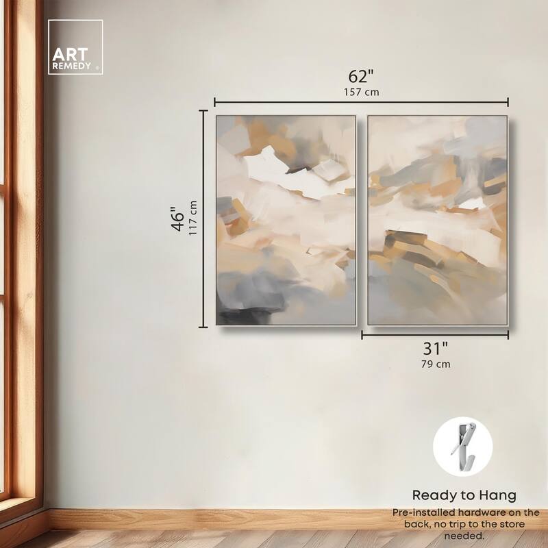 Lost in Thought Canvas Set of 2 by Art Remedy