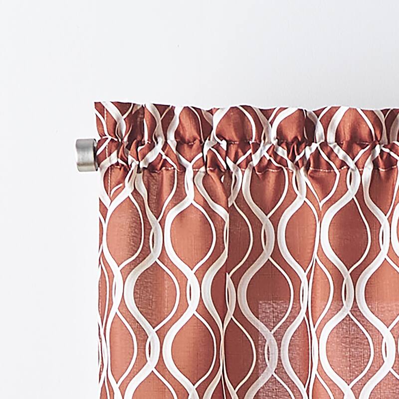 Curtainworks Morocco Swag, Valance, and Tier Pair Curtain Collection