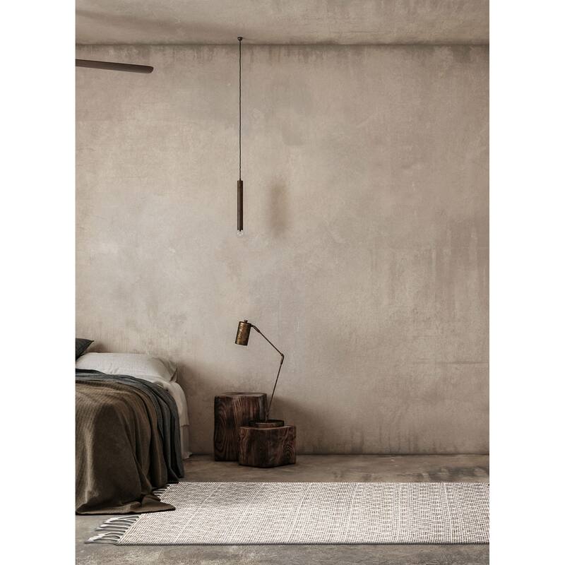 ECARPETGALLERY Braid weave Sienna Taupe Wool Rug - 4'11 x 7'10