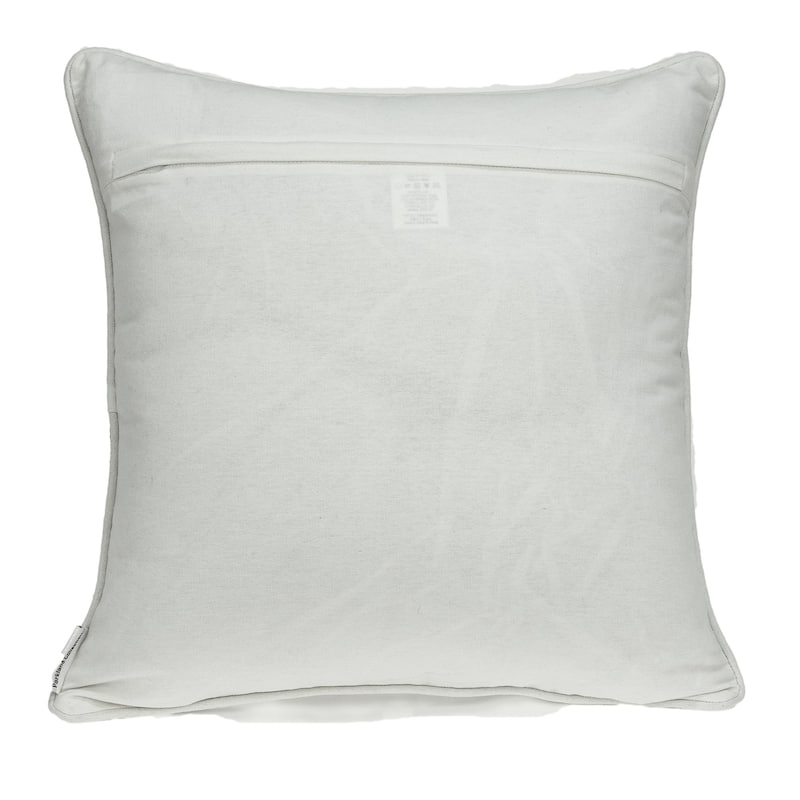 Geometric Circles Throw Pillow - 20" - Beige and White