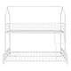 preview thumbnail 39 of 43, Metal House Bunk Bed, Twin over Full