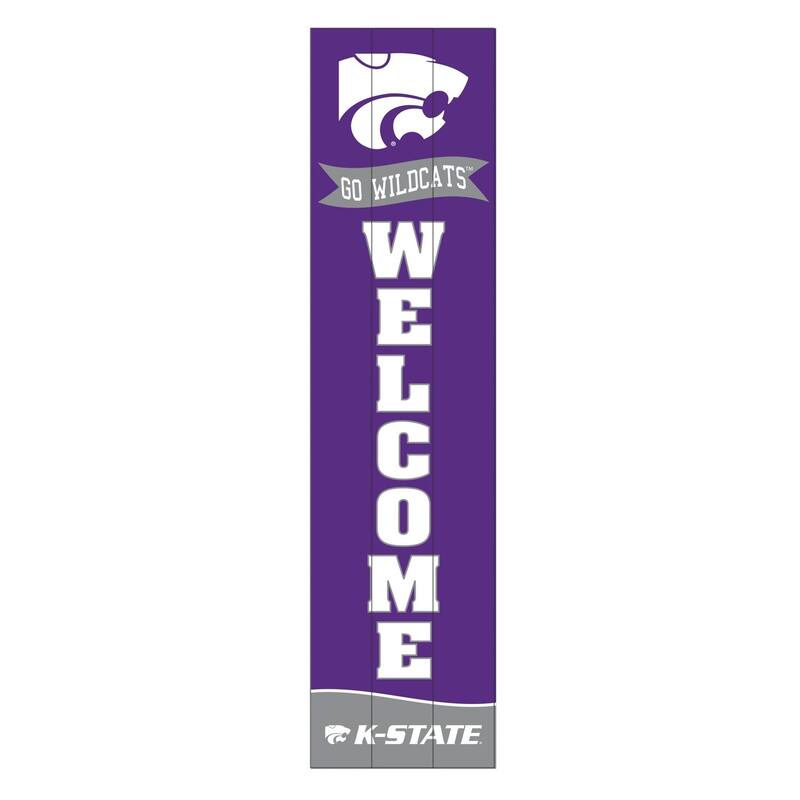 47" Porch Leaner Welcome Wall Sign, Kansas State University