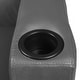 preview thumbnail 16 of 15, Supernova Tablet Arm Loveseat- Black/Java