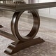 preview thumbnail 3 of 6, Willa Wood Extendable Trestle Base Dining Table by iNSPIRE Q Classic - Cherry Brown