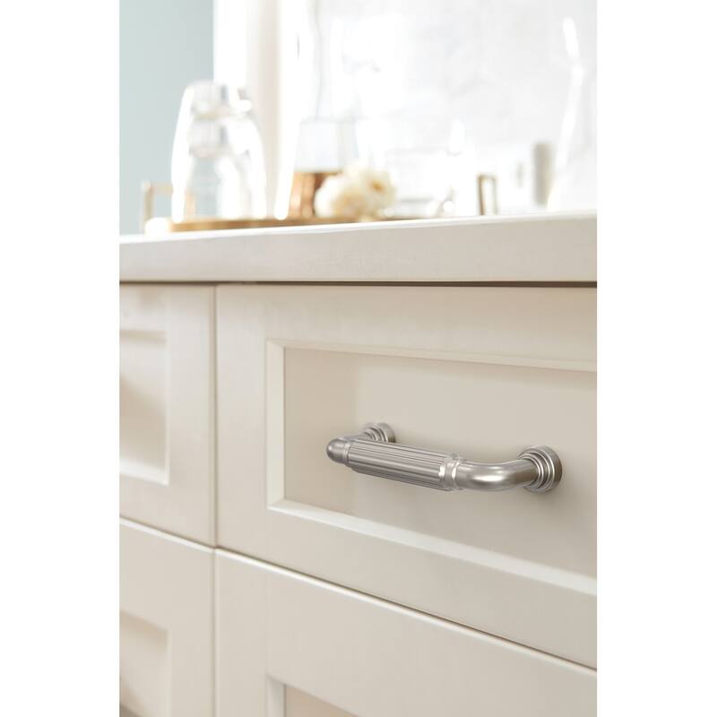 Amerock BP37701 Cowrie 3" Center to Center Fluted Handle Cabinet Pull